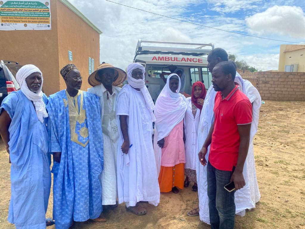 La commune d aère mbar vient d’être dote d’une ambulance médicalisée